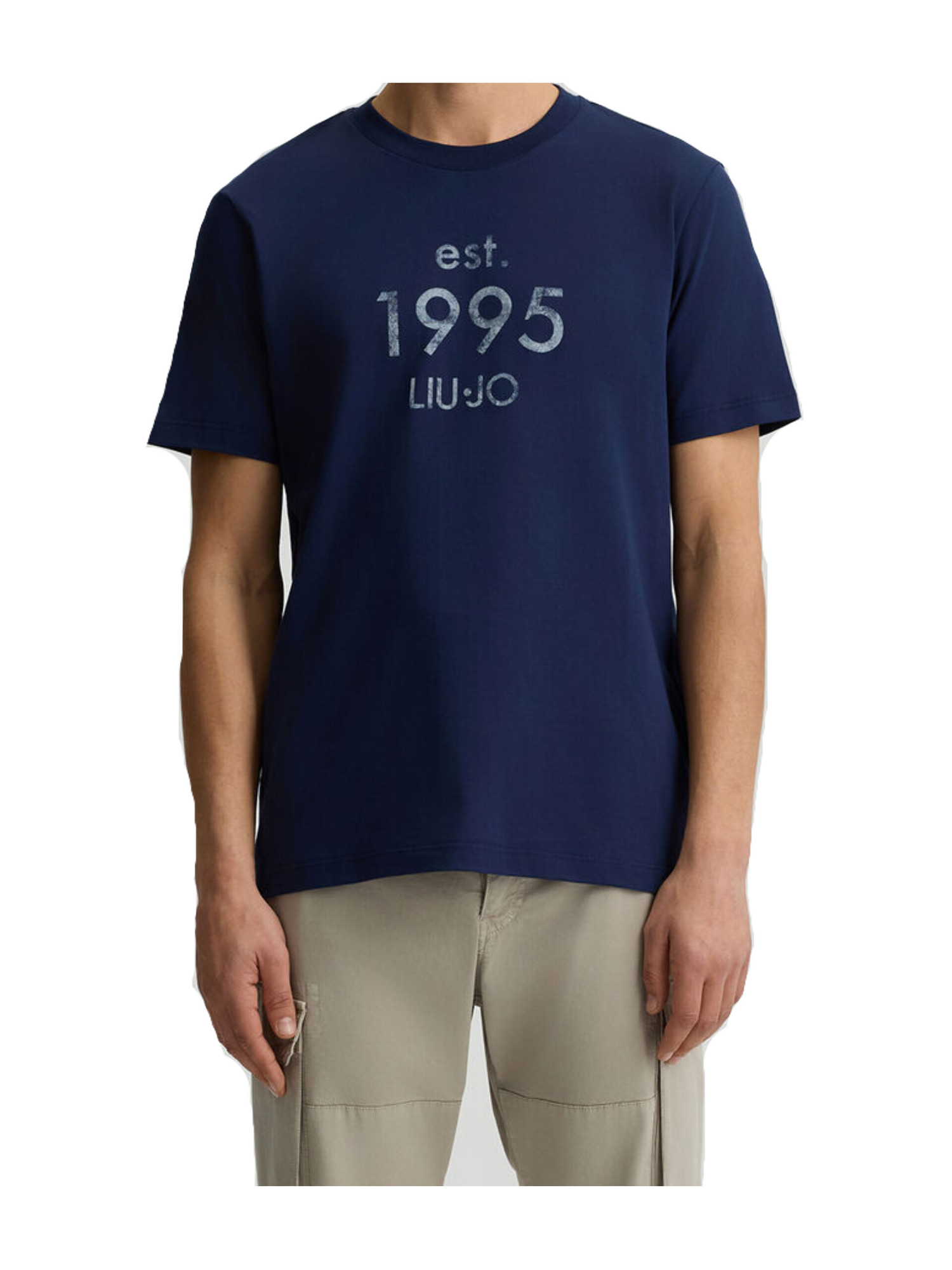 t-shirt-a-maniche-corte-liu-jo-da-uomo-blu-f4284e