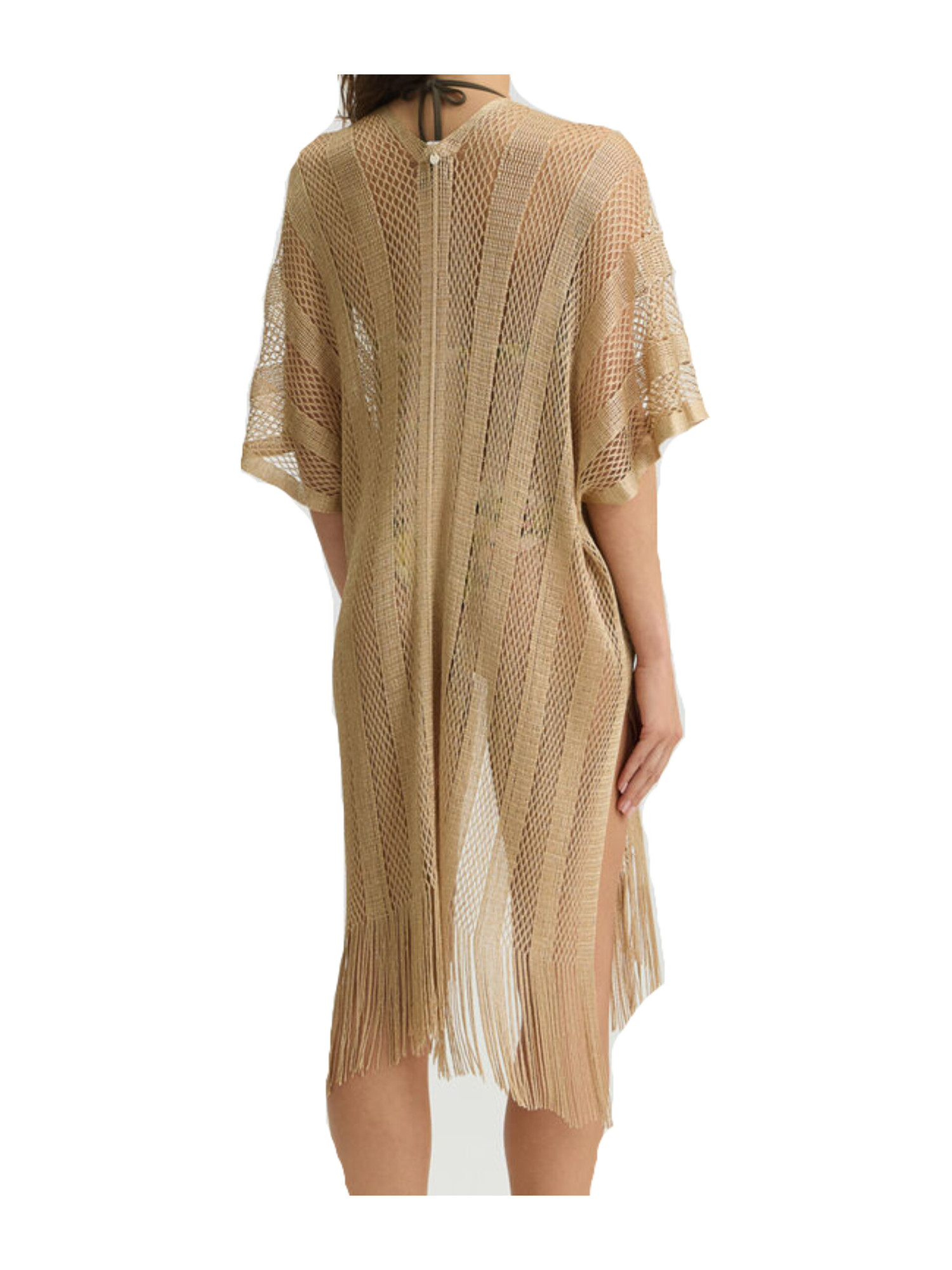poncho-in-lurex-liu-jo-da-donna-oro