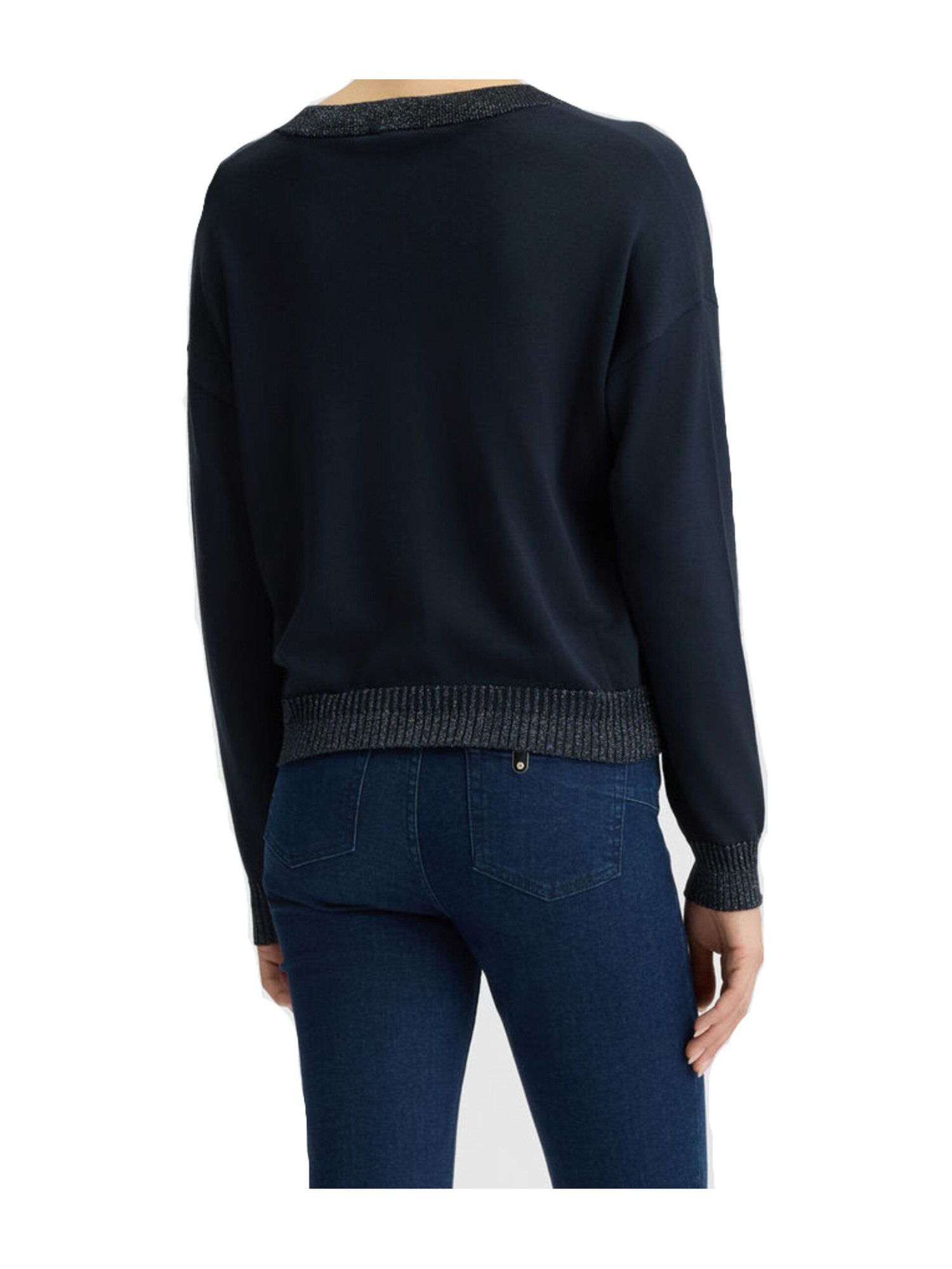 maglia-con-scollo-a-v-liu-jo-da-donna-blu
