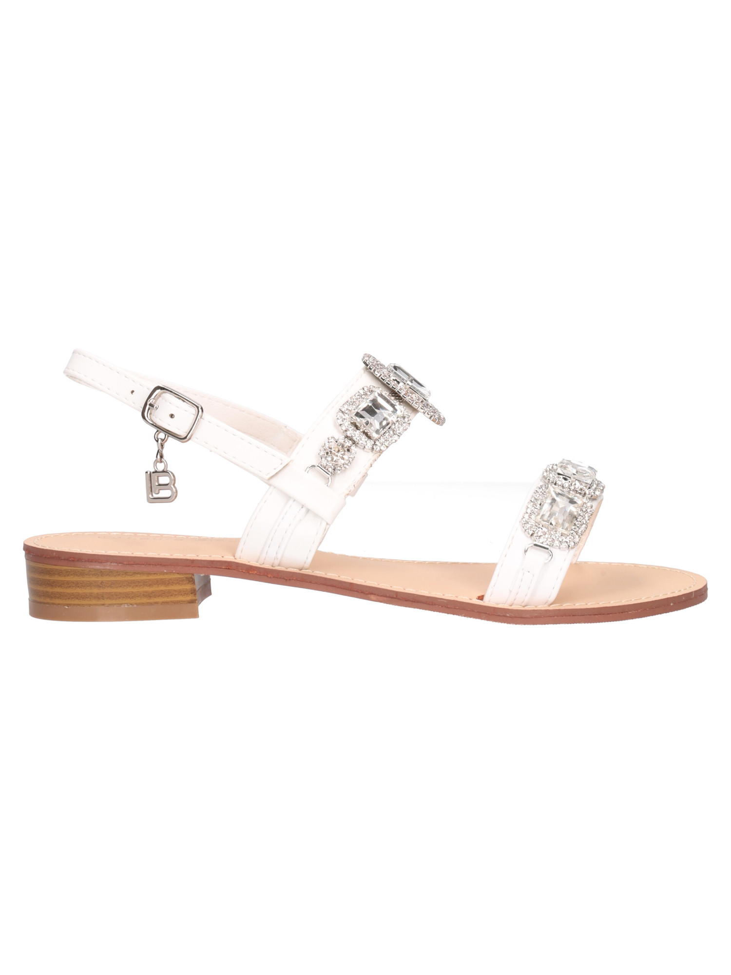 sandalo-con-tacco-basso-laura-biagiotti-da-donna-bianco-c51295