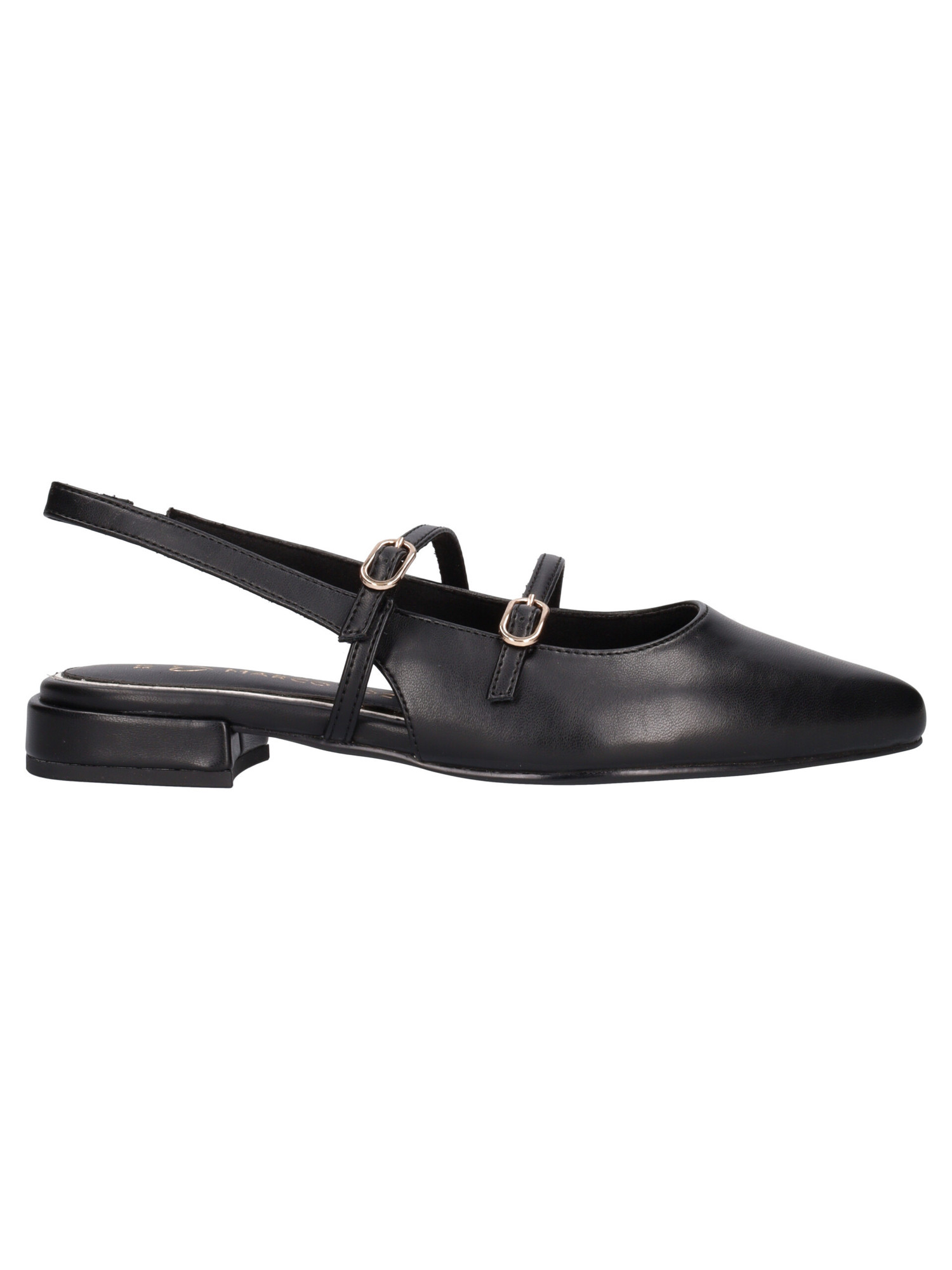 ballerina-con-tacco-basso-marco-tozzi-vegan-da-donna-nera