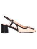 scarpa con tacco largo mariella burani da donna beige
