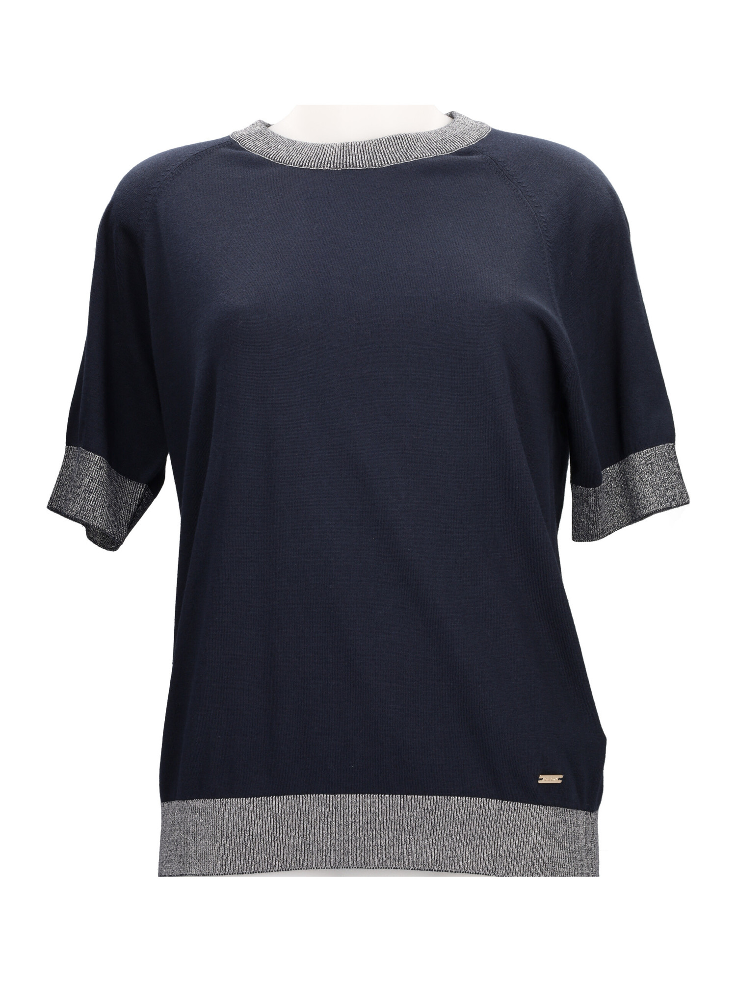 t-shirt-a-maniche-corte-geox-knit-da-donna-blu