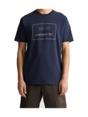 t-shirt a maniche corte liu jo uomo blu