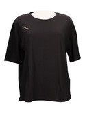 t-shirt a maniche corte liu jo da donna nera