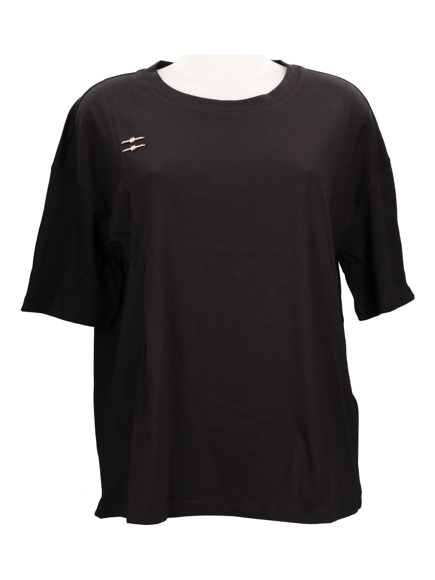 t-shirt-a-maniche-corte-liu-jo-da-donna-nera-447e46