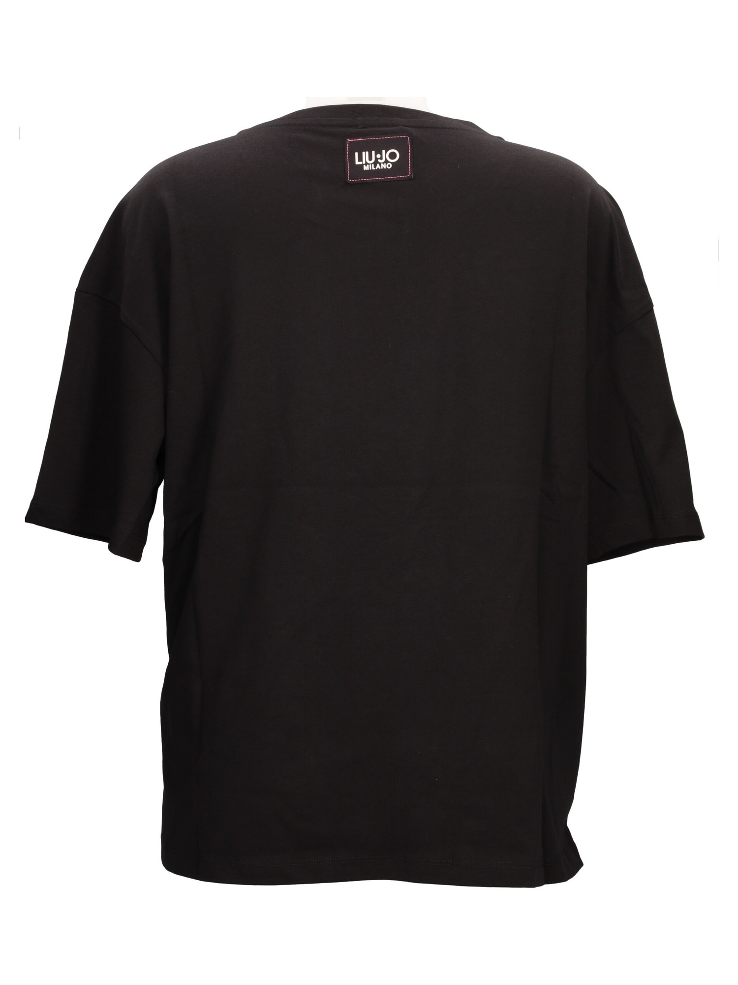 t-shirt-a-maniche-corte-liu-jo-da-donna-nera-447e46