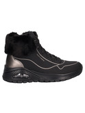 sneaker alta skechers uno air-cooled da donna nera