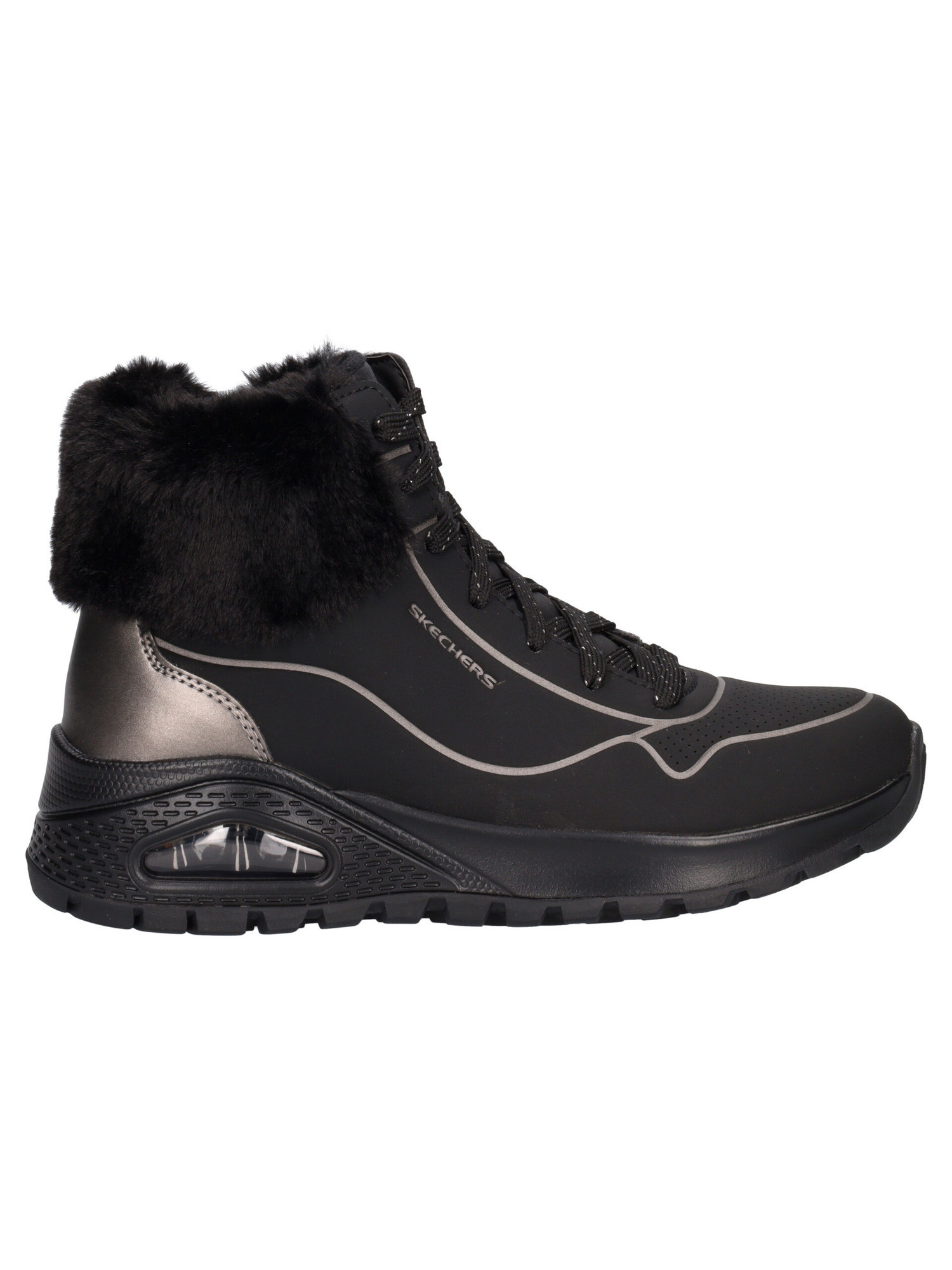 sneaker-alta-skechers-uno-air-cooled-da-donna-nera-389b43