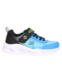 sneaker skechers lights da bambino azzurra