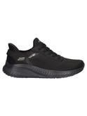 sneaker skechers slip-ins bobs vegan da donna nera