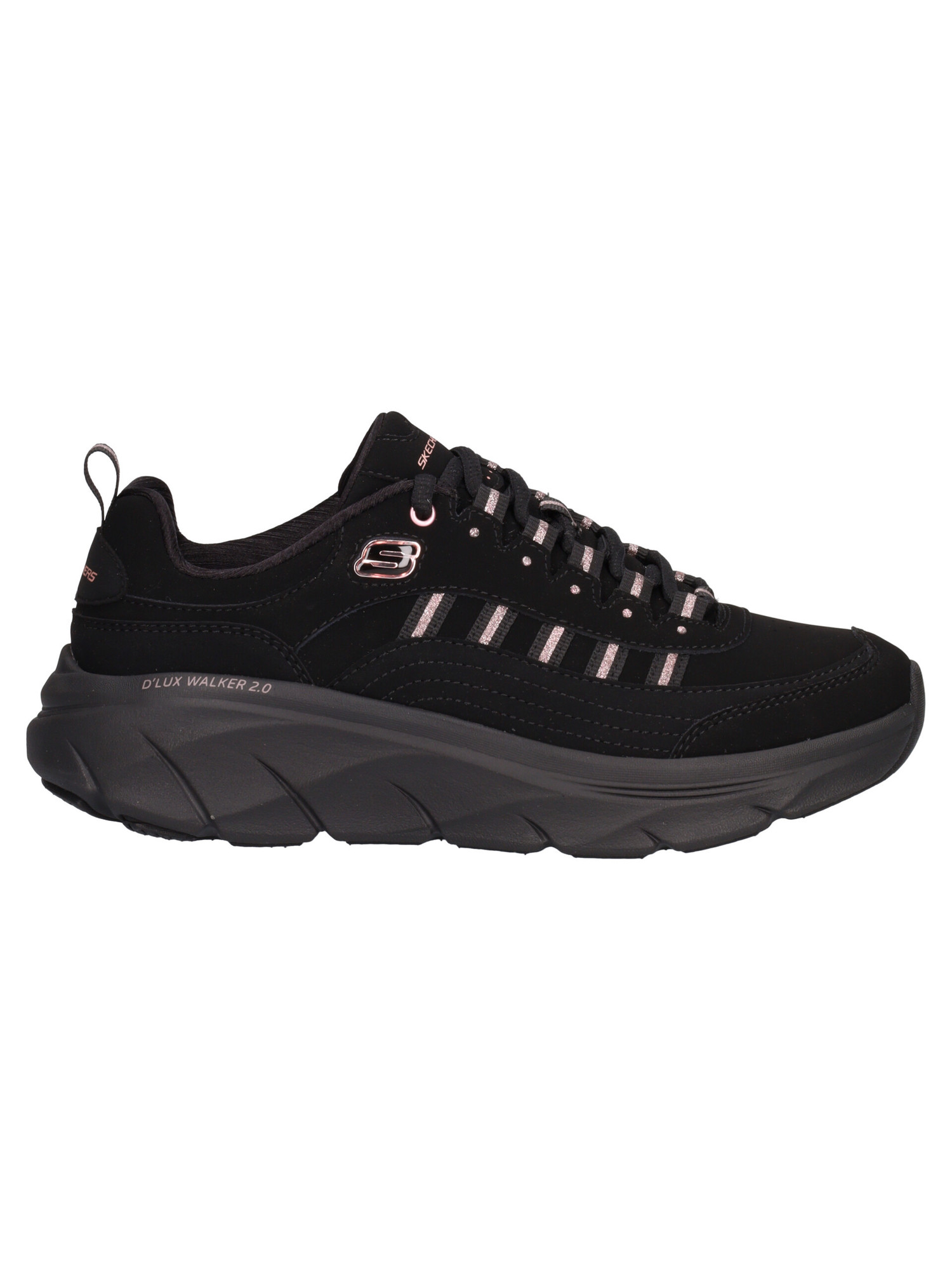 sneaker-skechers-dlux-walker-2-dot-0-da-donna-nera