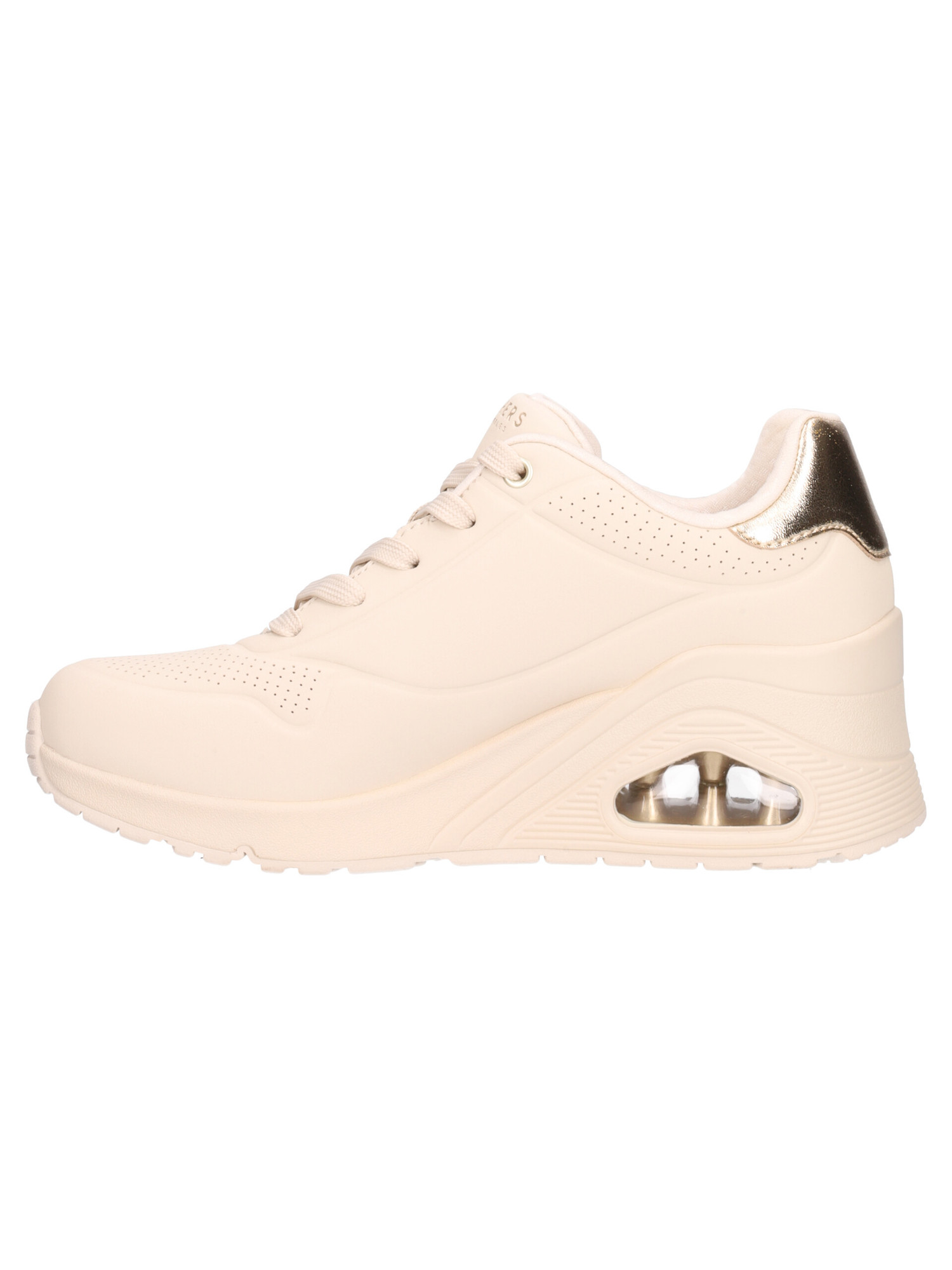 sneaker-con-zeppa-skechers-uno-air-cooled-da-donna-avorio