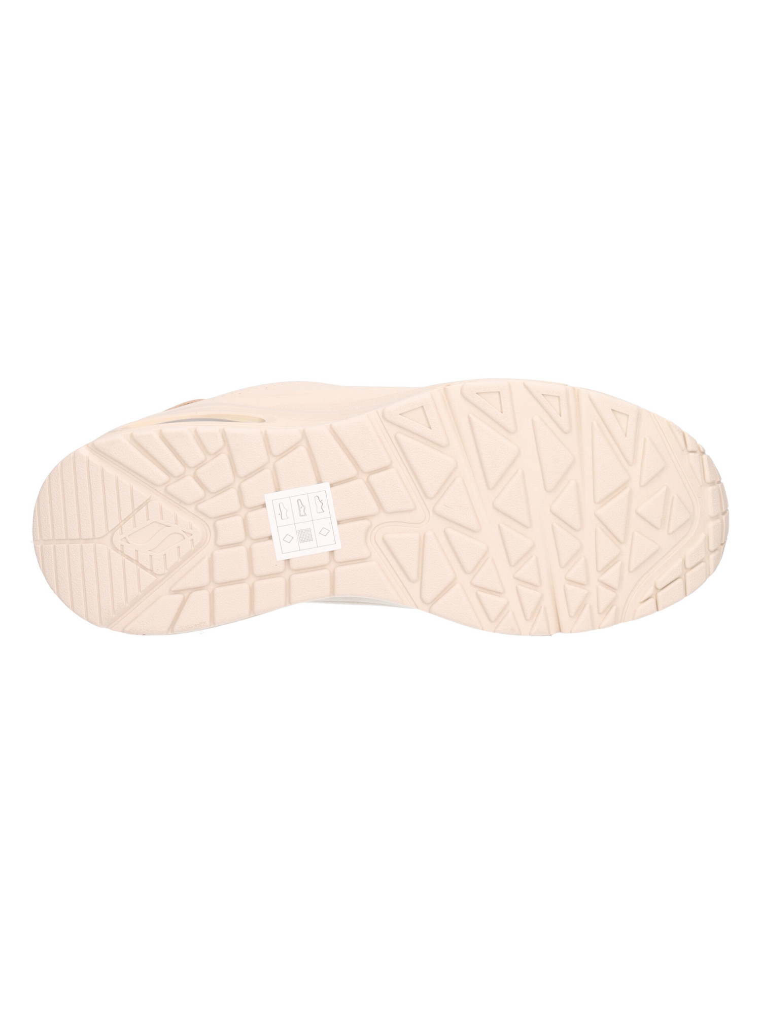 sneaker-con-zeppa-skechers-uno-air-cooled-da-donna-avorio