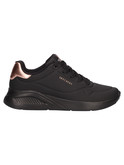 sneaker skechers uno da donna nera