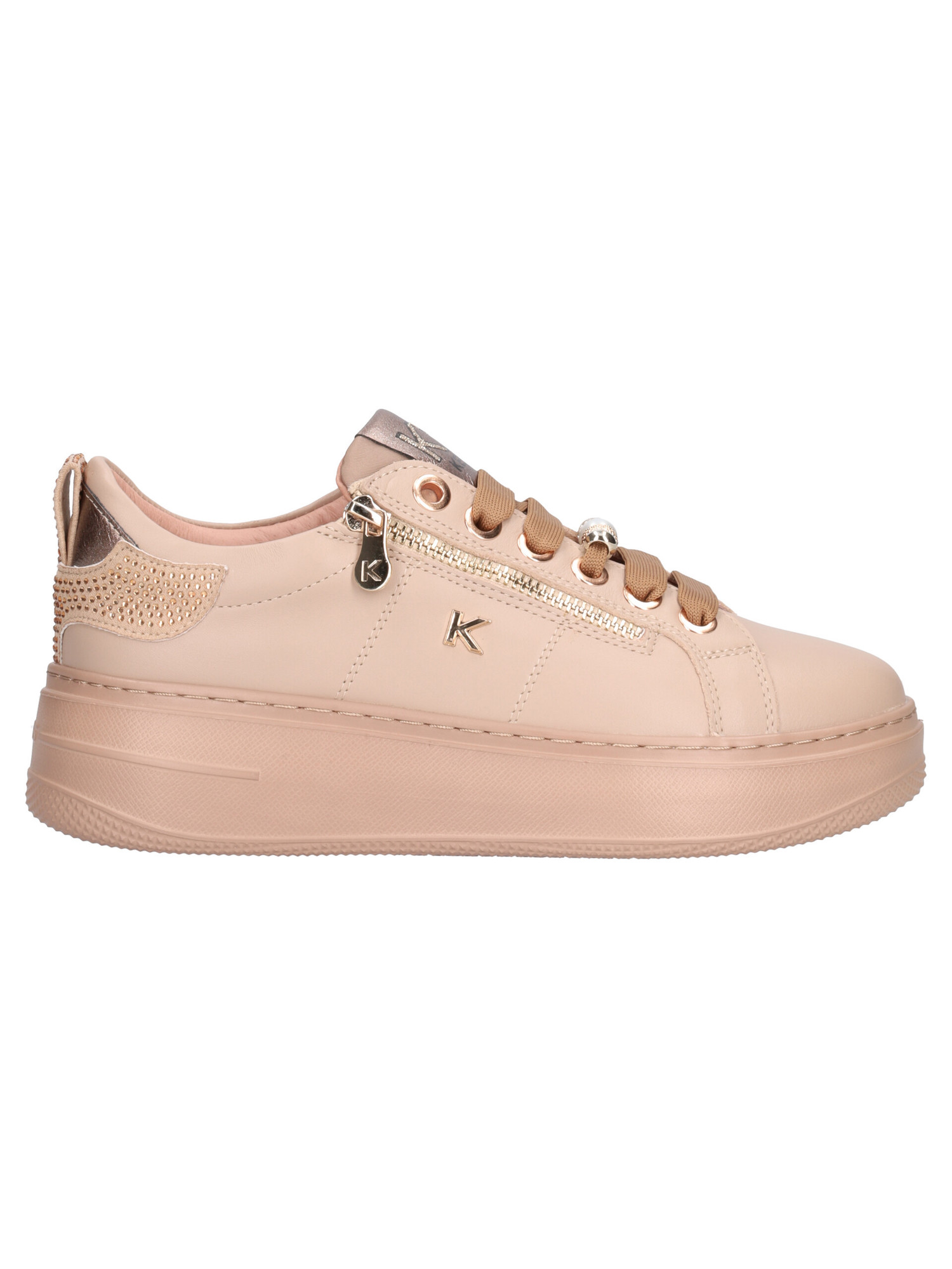sneaker-platform-keys-da-donna-taupe