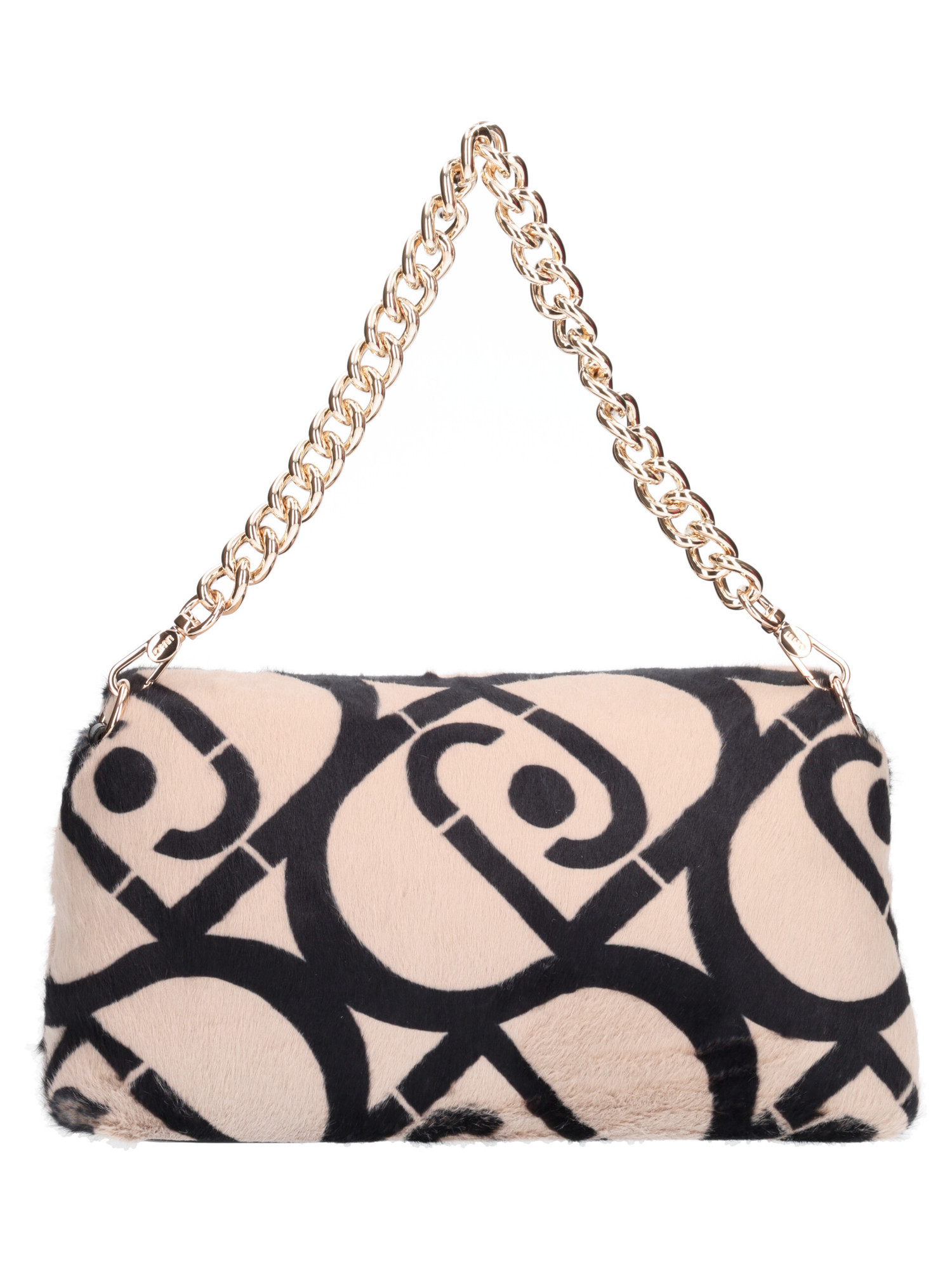 borsa-a-tracolla-liu-jo-la-puffy-da-donna-a-fantasia-logata-taupe-e-nera