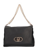 borsa shopping liu jo la puffy da donna nera