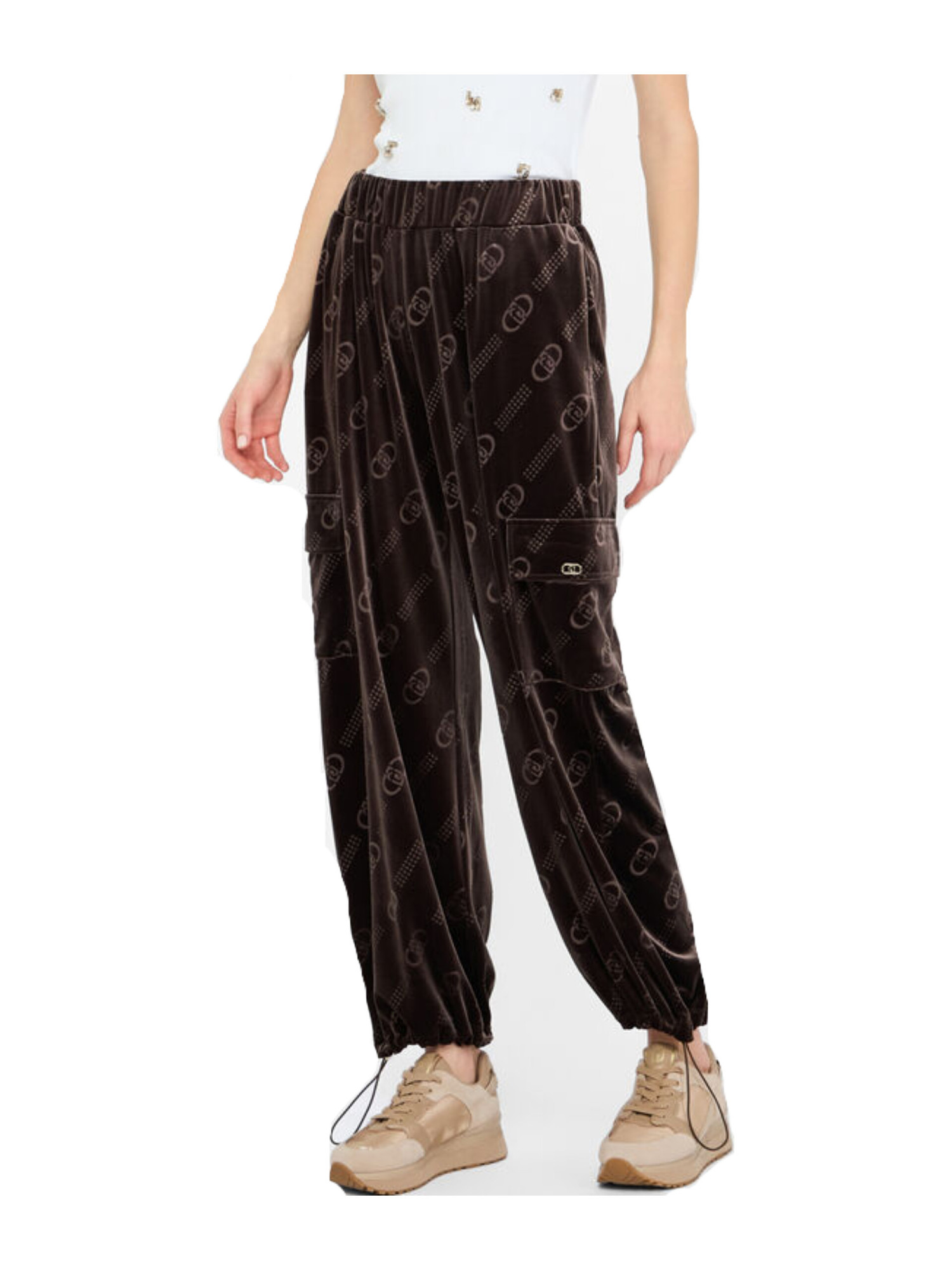 pantalone-jogging-liu-jo-da-donna-marrone