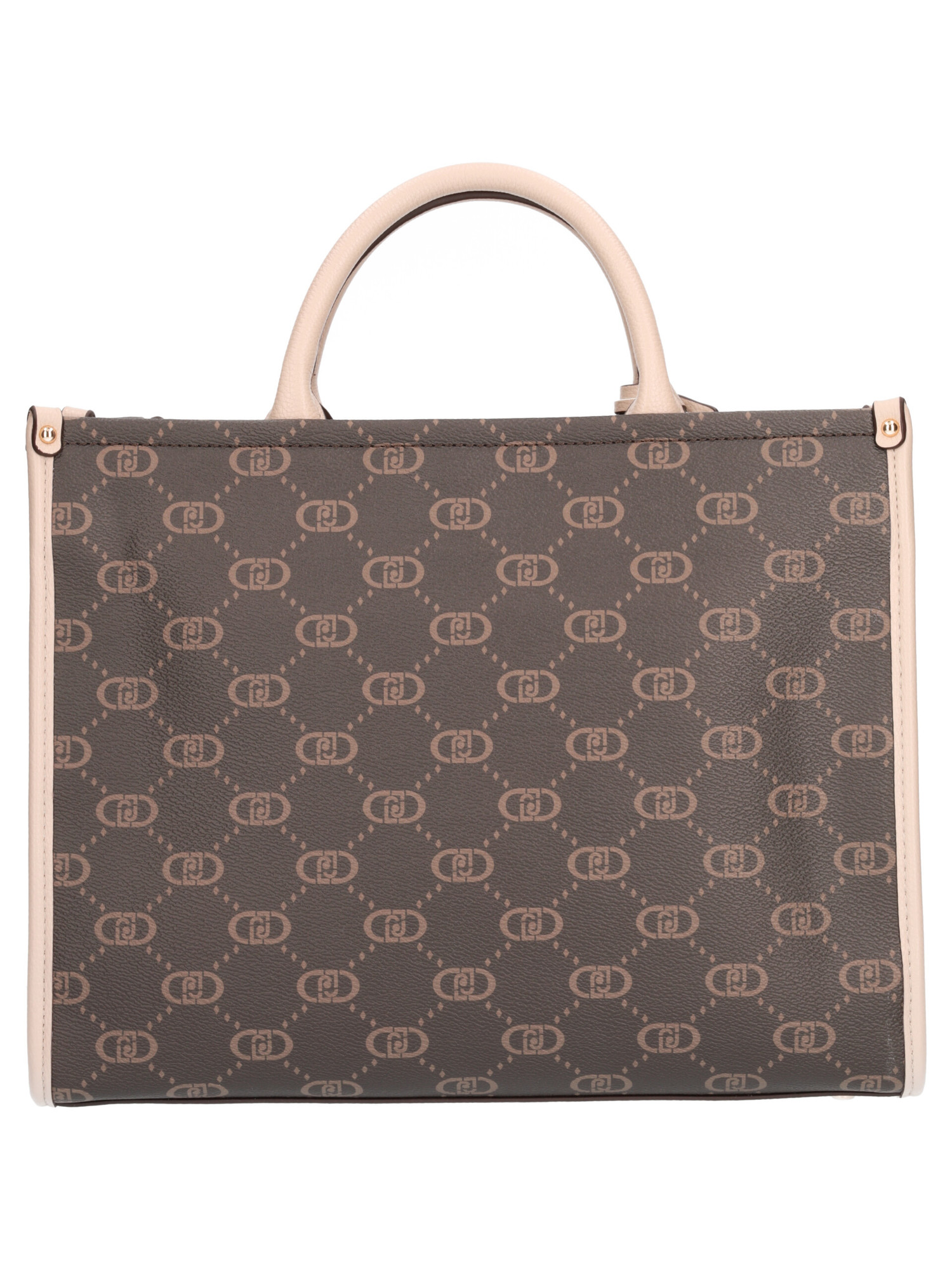 borsa-a-mano-m-liu-jo-da-donna-taupe-e-testa-di-moro