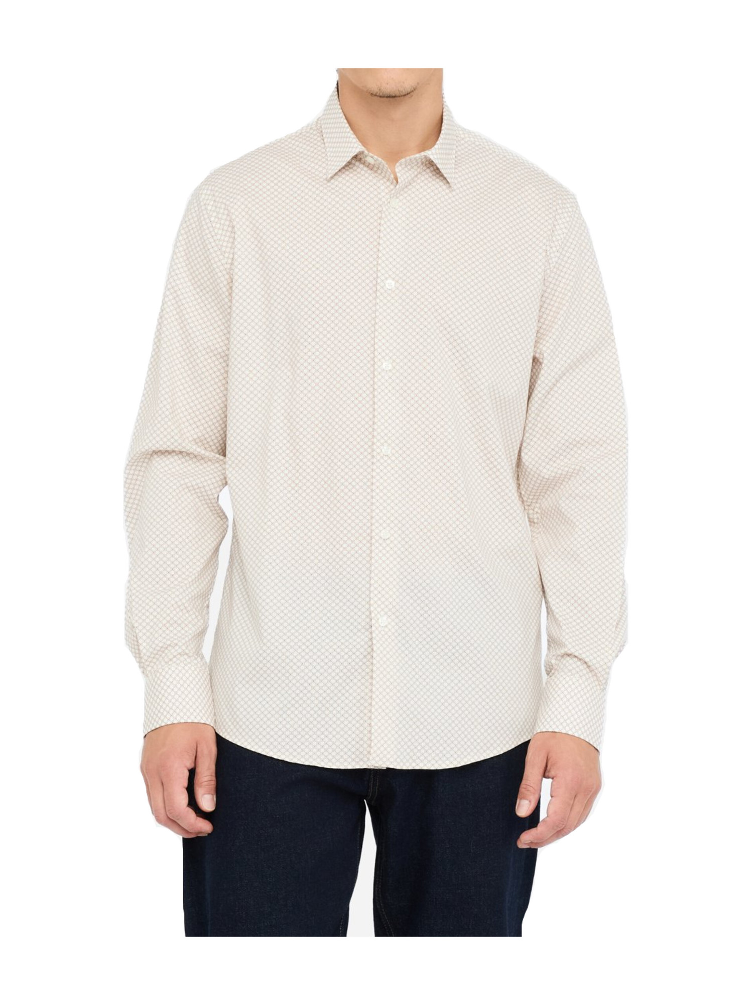 camicia-a-maniche-lunghe-liu-jo-da-uomo-beige