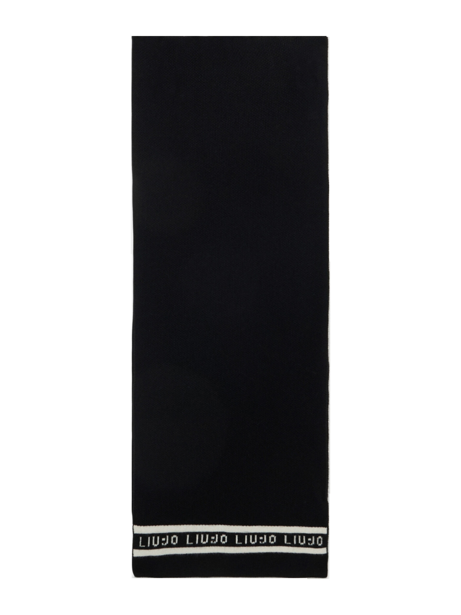 sciarpa-in-maglia-liu-jo-da-donna-nera