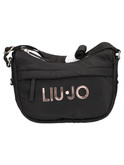 borsa mezza luna a tracolla liu jo da donna nera