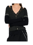 cardigan-in-maglia-liu-jo-da-donna-nero
