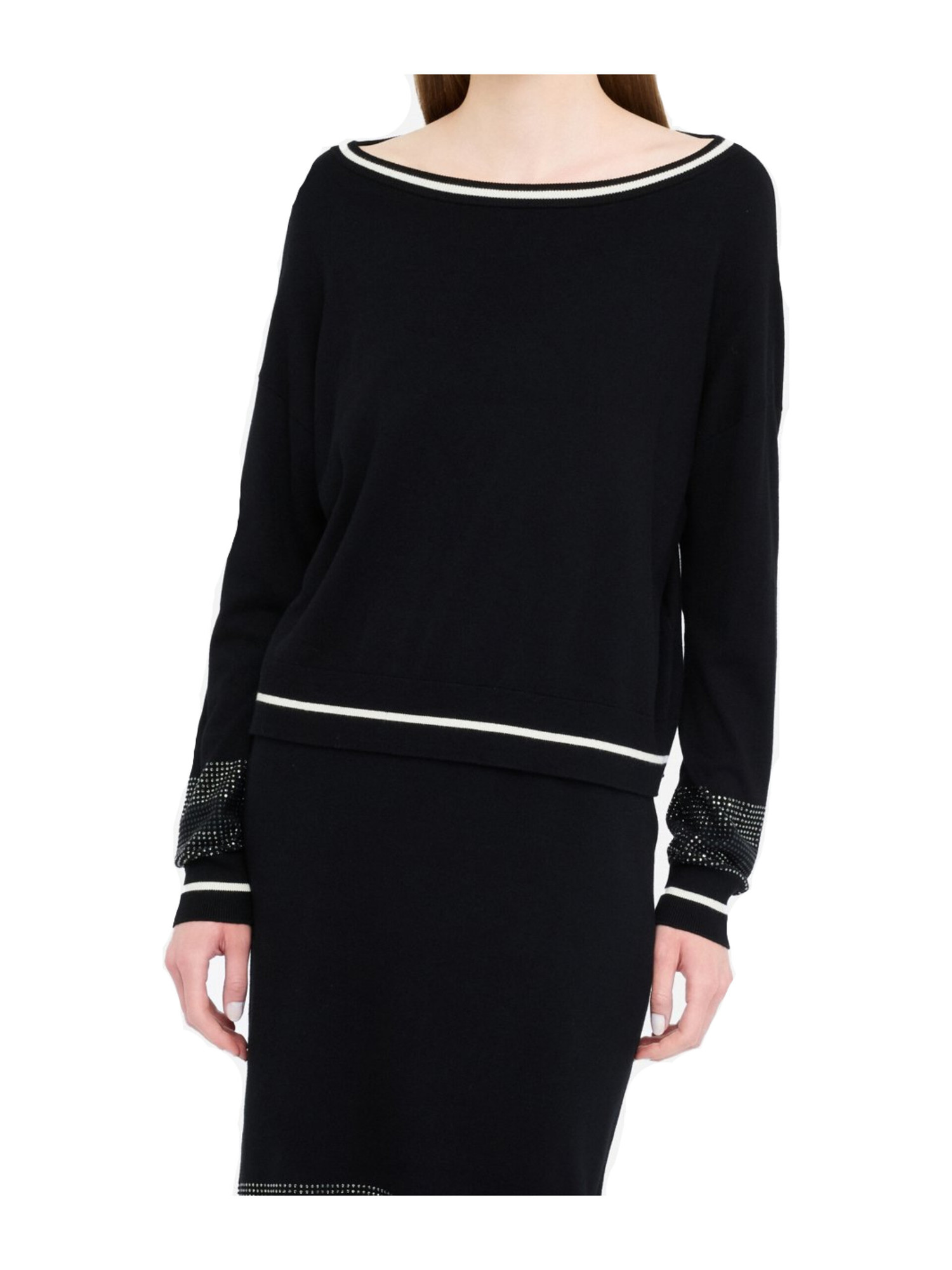 maglia-liu-jo-da-donna-nera-fc9034