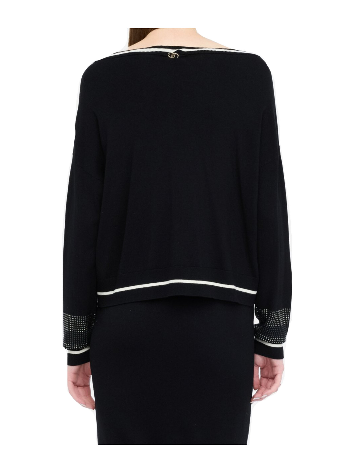 maglia-liu-jo-da-donna-nera-fc9034