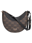 borsa a tracolla liu jo da donna nera e testa di moro