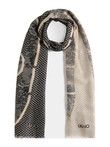 foulard-liu-jo-da-donna-beige-e-nero