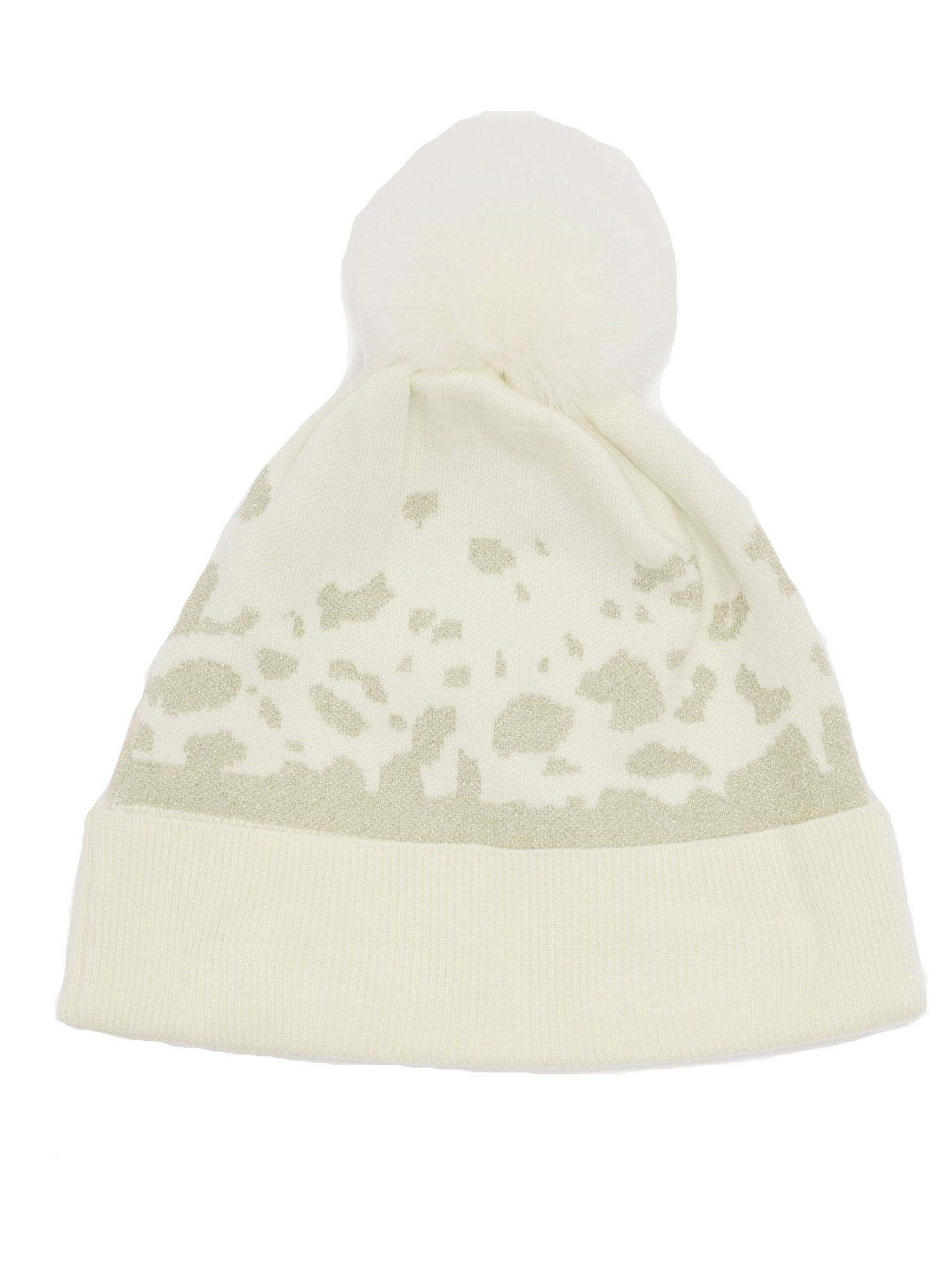 cappello-con-pompon-liu-jo-da-donna-avorio