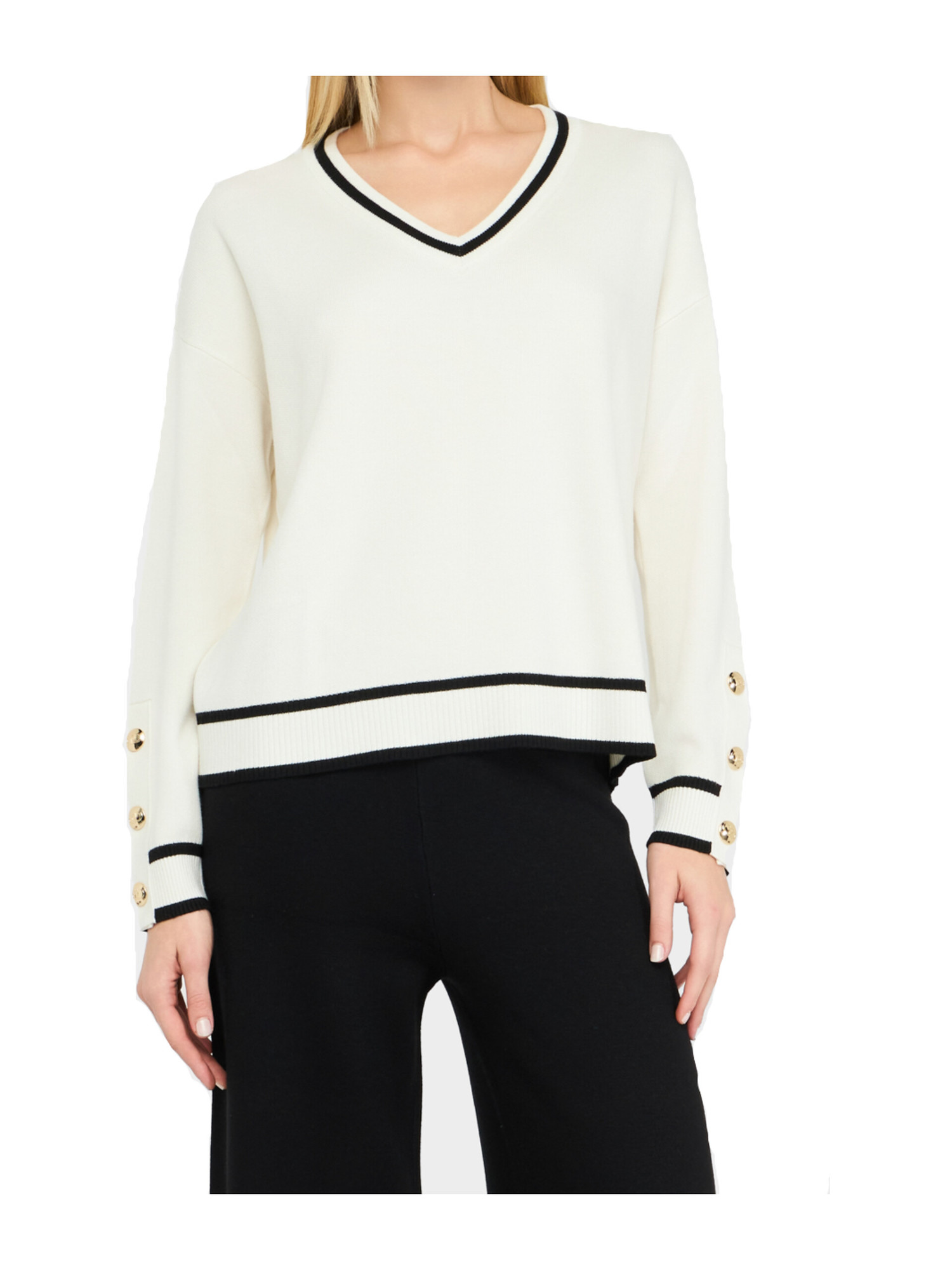 maglia-scollo-a-v-liu-jo-da-donna-avorio