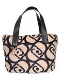 borsa shopping liu jo da donna beige e nera