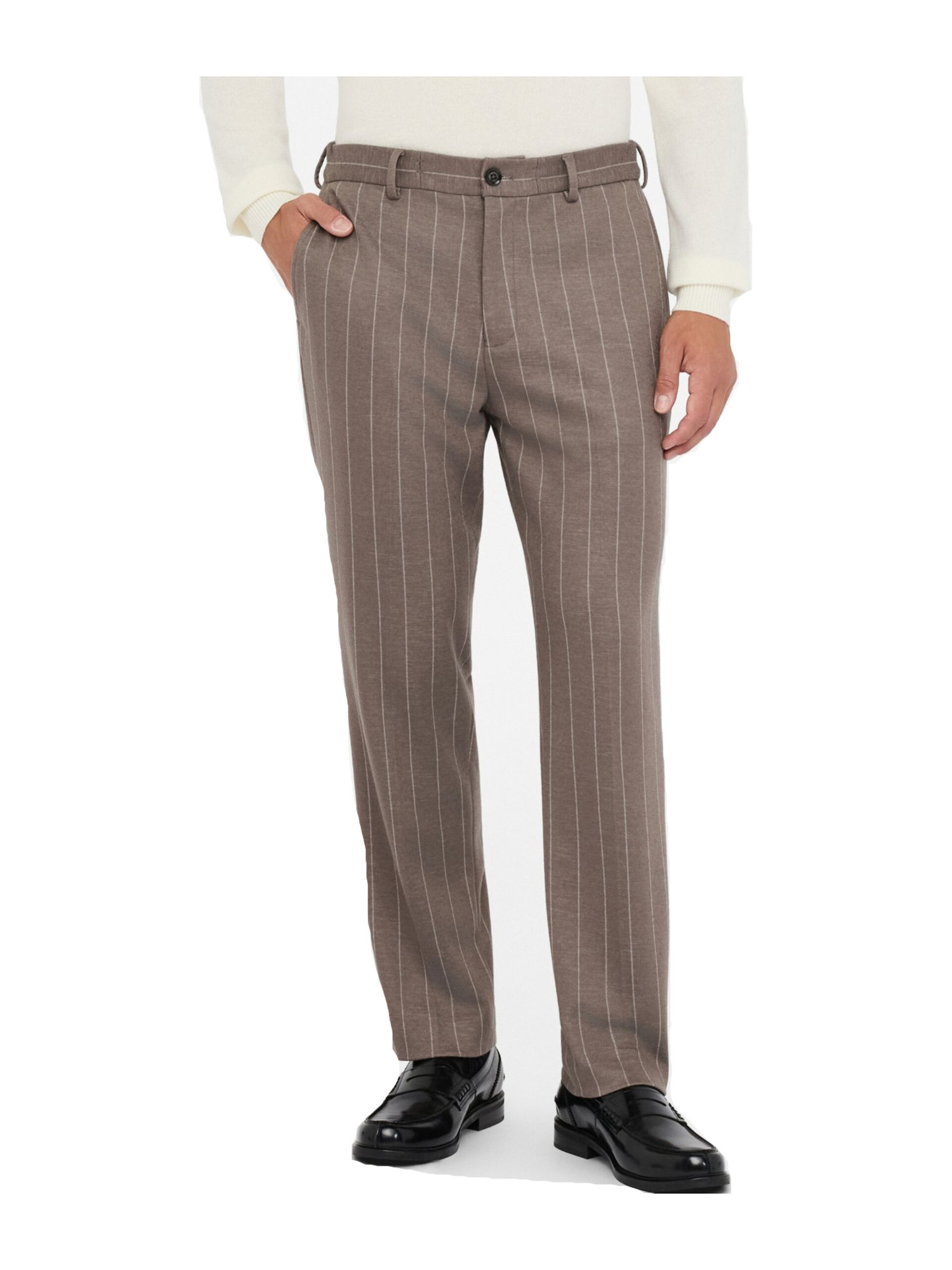 pantalone-a-righe-liu-jo-da-uomo-taupe