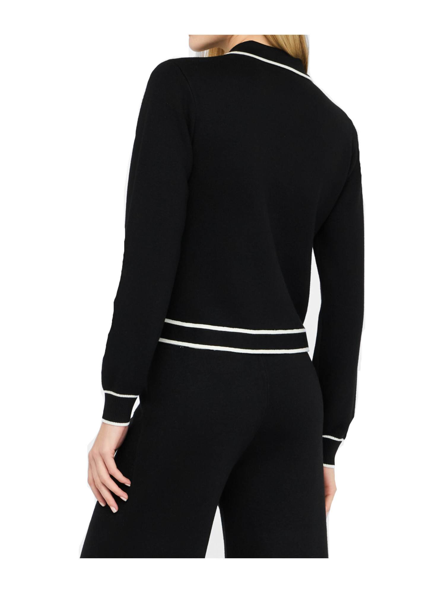 cardigan-con-zip-liu-jo-da-donna-nero