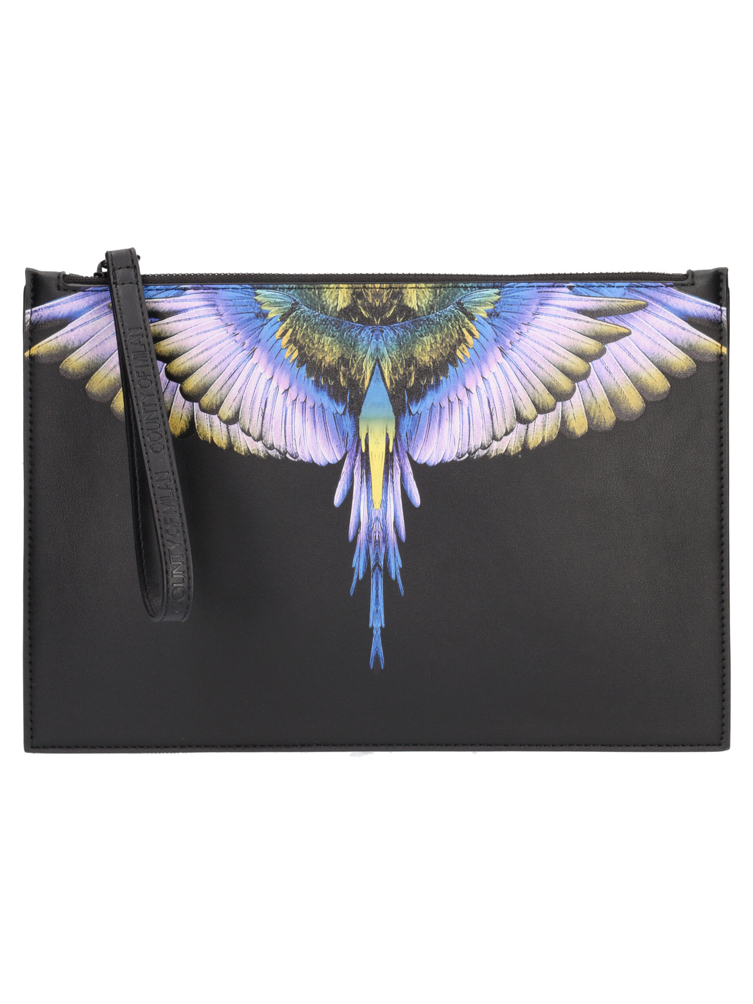 pochette-county-of-milan-marcelo-burlon-blue-wings-nera