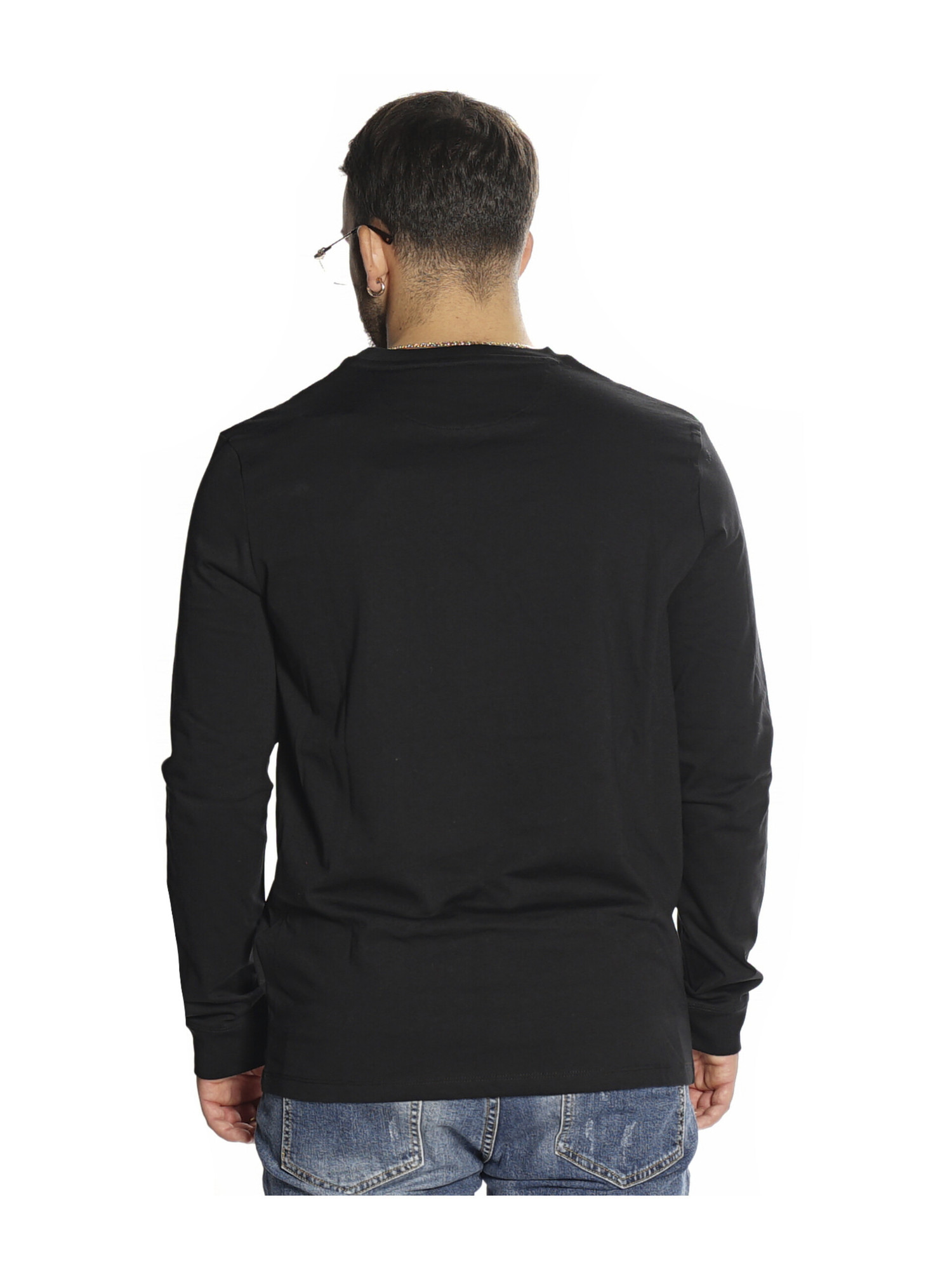 t-shirt-a-maniche-lunghe-timberland-da-uomo-nera-212343