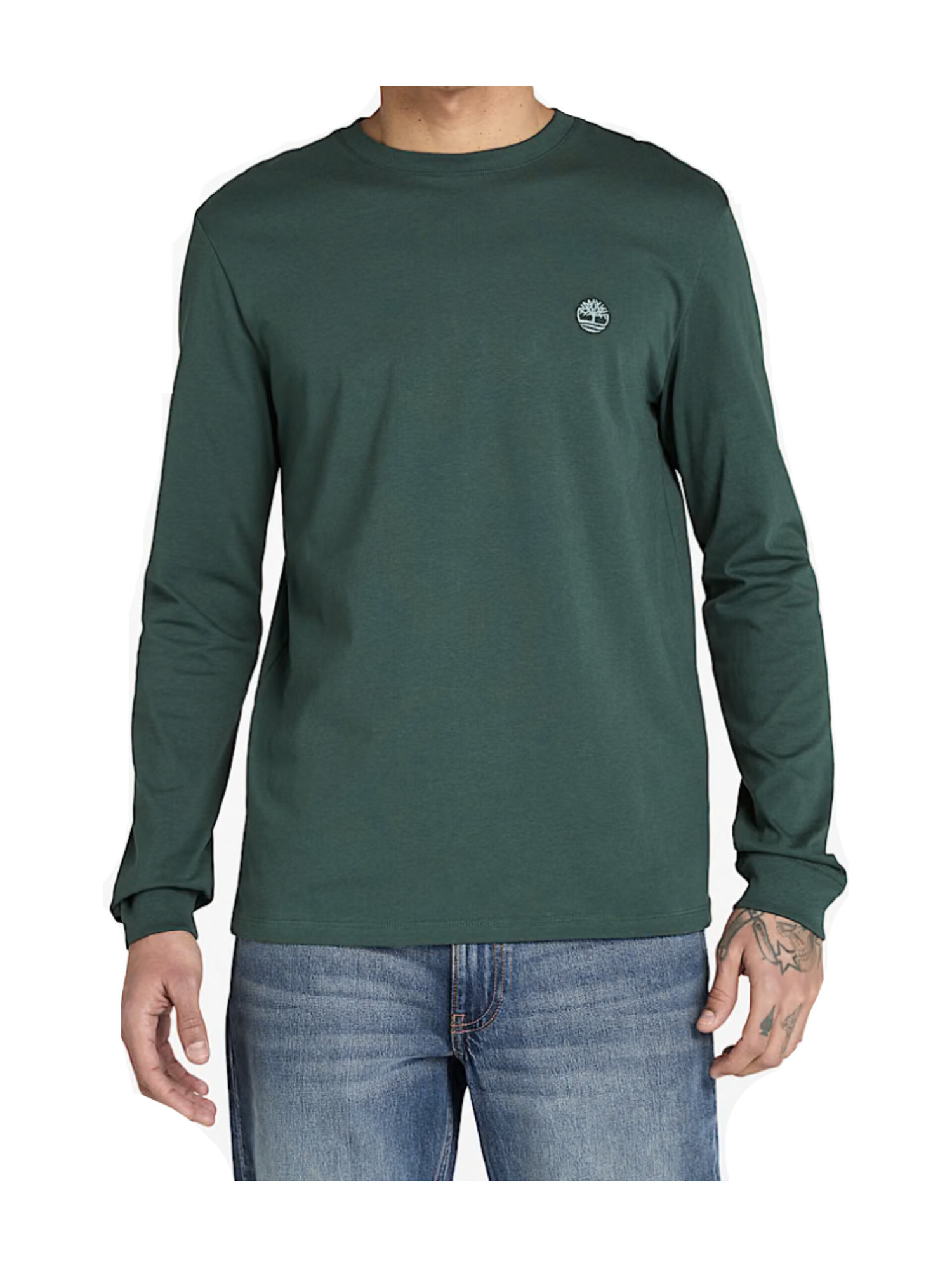 t-shirt-a-maniche-lunghe-timberland-da-uomo-verde