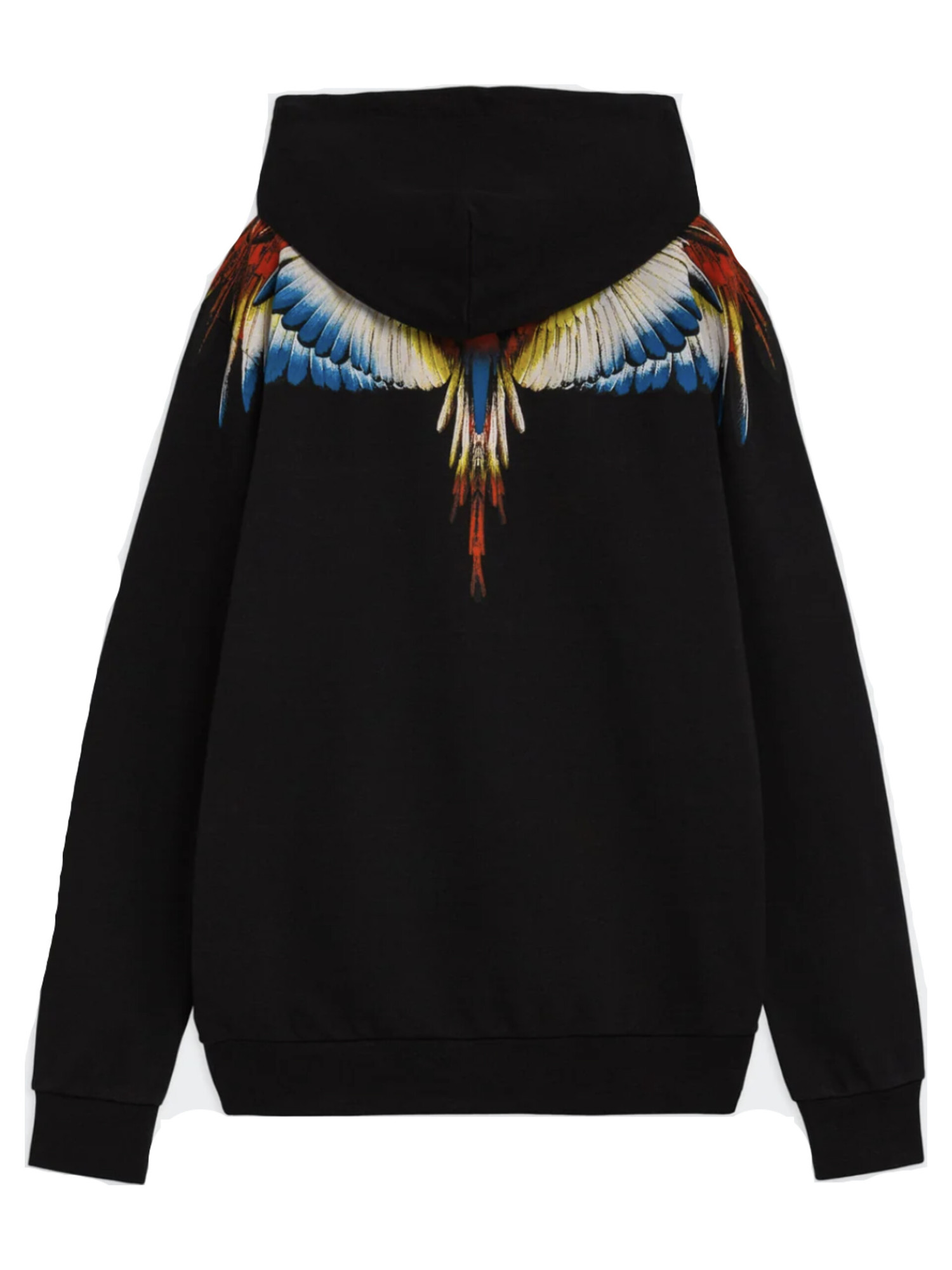 felpa-con-cappuccio-county-of-milan-marcelo-burlon-yellow-wings-unisex-nera