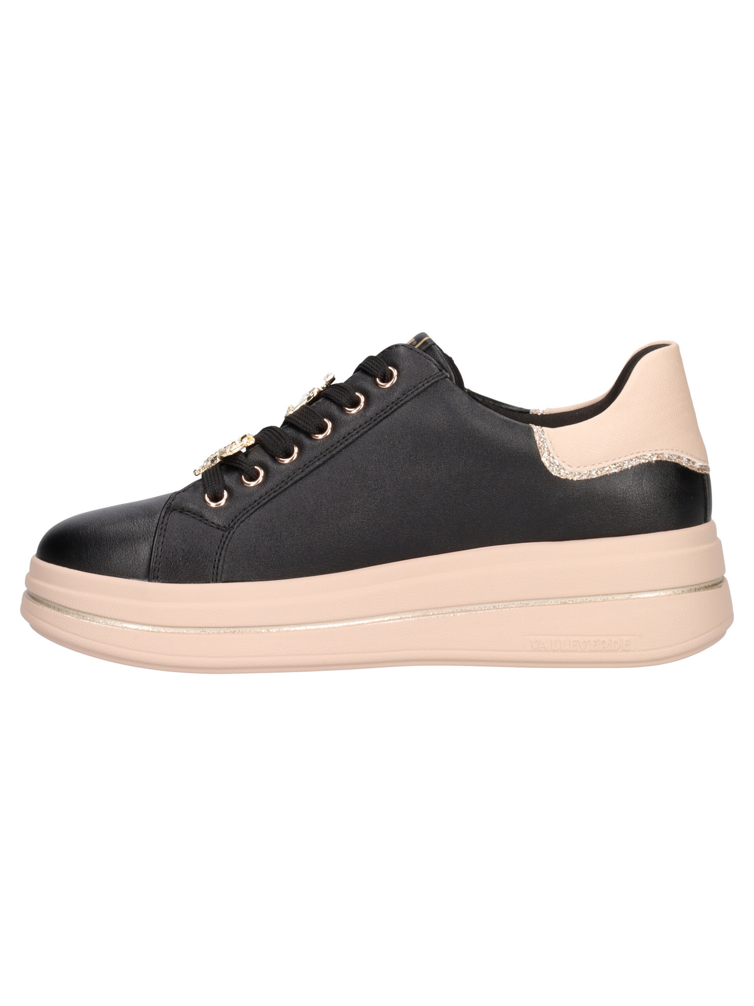 sneaker-platform-valleverde-da-donna-nera