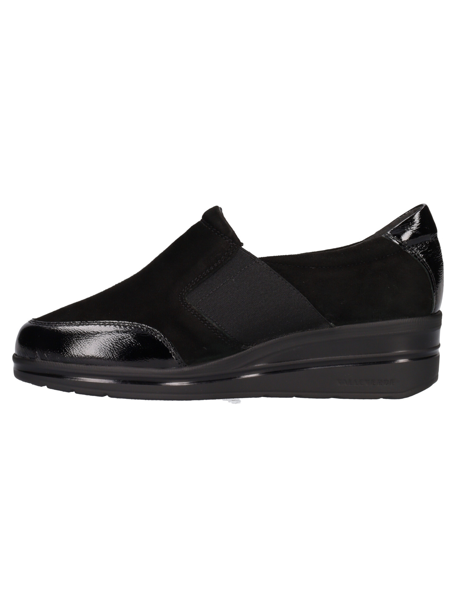 scarpa-casual-slip-on-valleverde-da-donna-nera