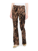 pantalone liu jo da donna con stampa animalier