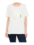 t-shirt-oversize-a-maniche-corte-liu-jo-da-donna-bianca