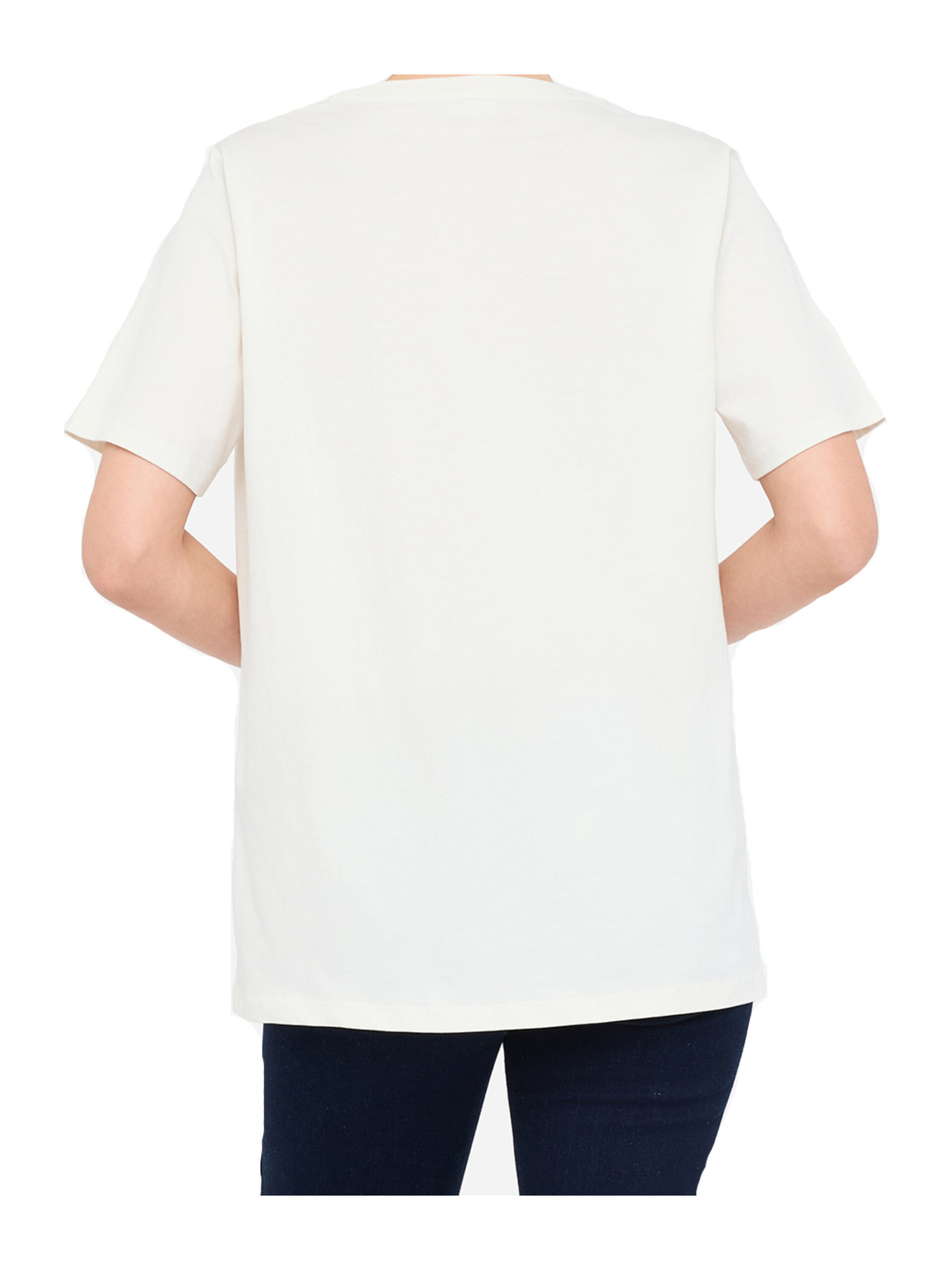 t-shirt-oversize-a-maniche-corte-liu-jo-da-donna-bianca
