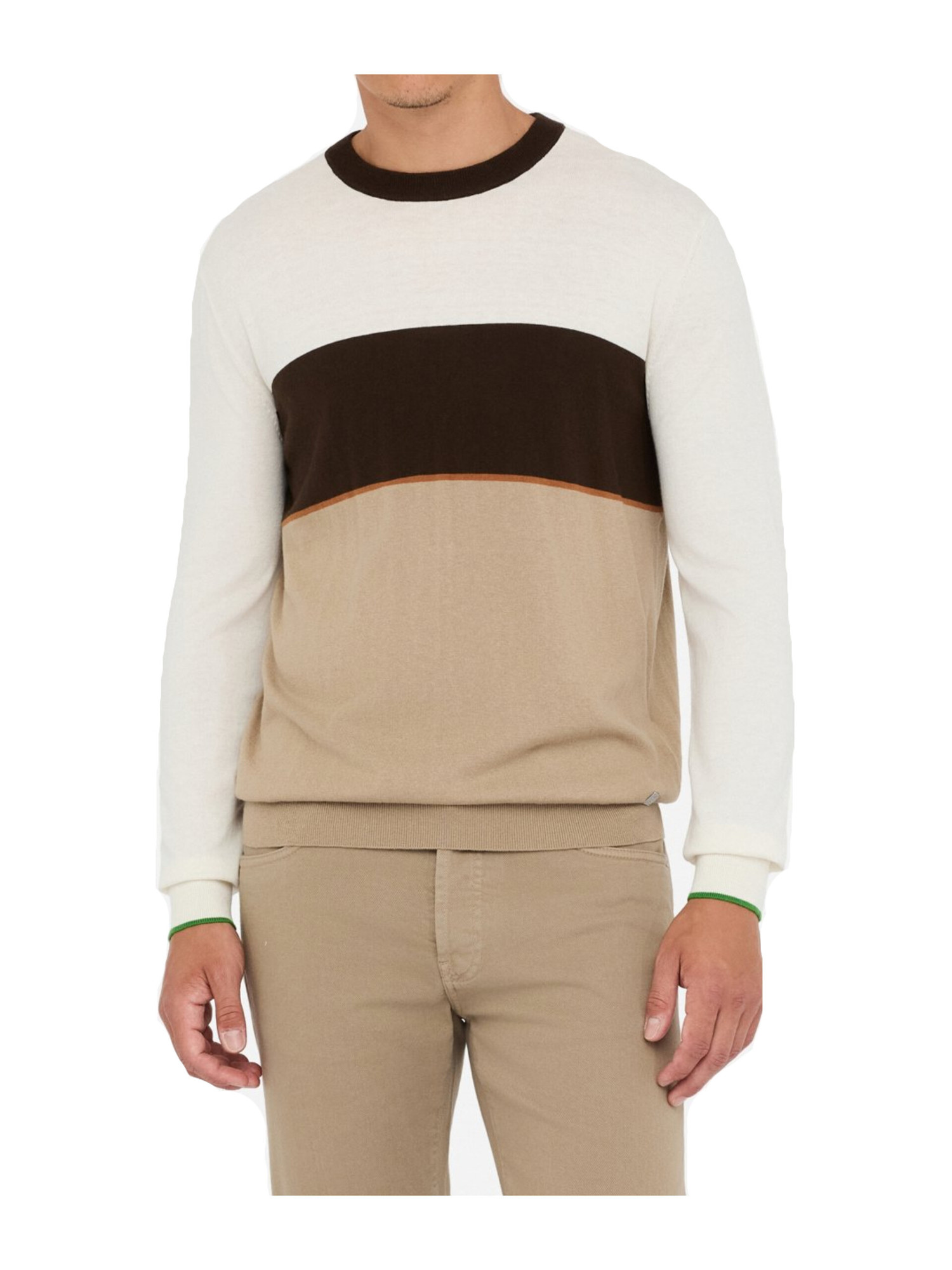maglione-girocollo-liu-jo-da-uomo-marrone