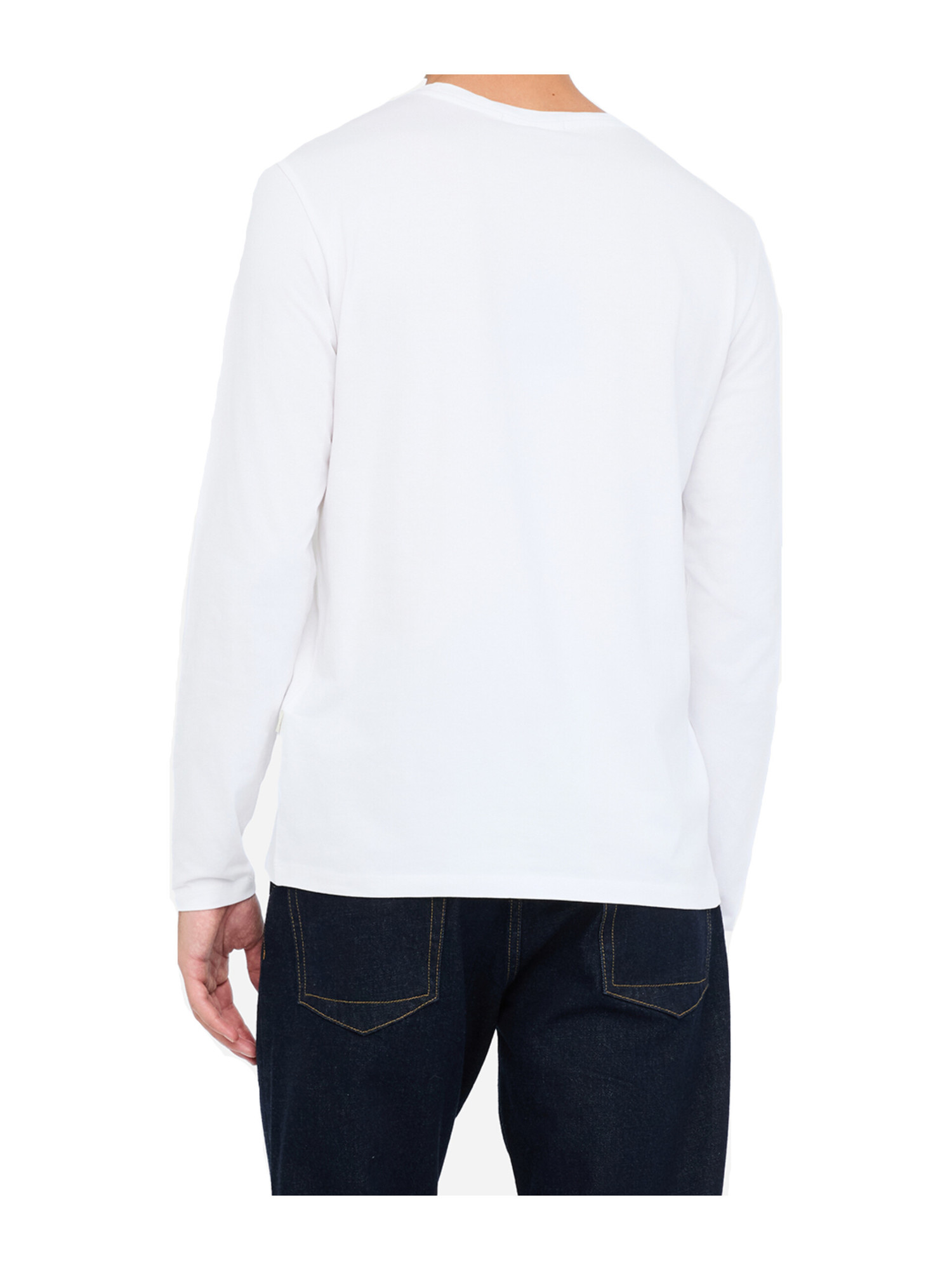 t-shirt-a-maniche-lunghe-liu-jo-da-uomo-bianca