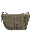 borsa a tracolla nero giardini da donna verde