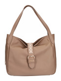 borsa shopping nero giardini da donna marrone
